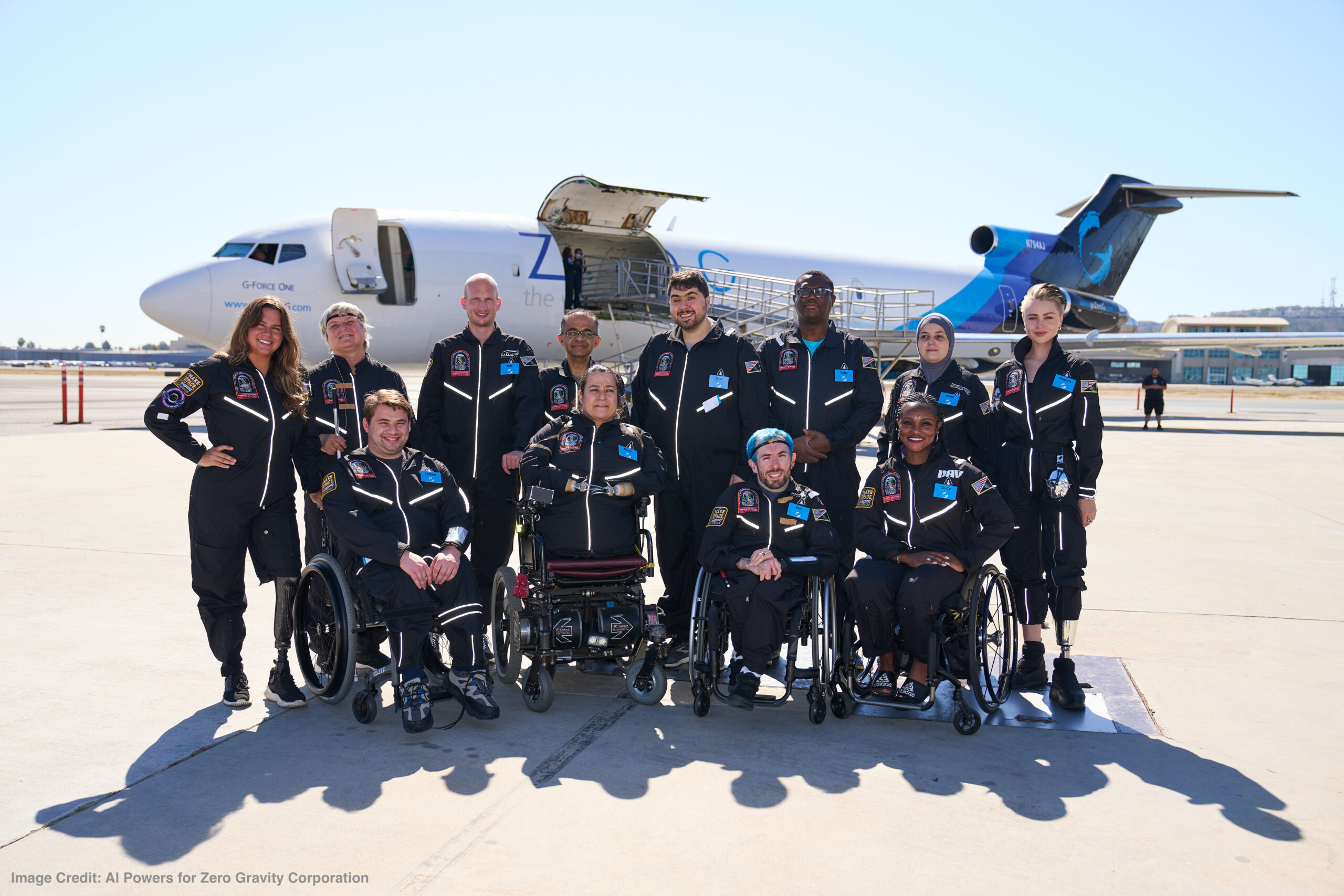Featured image for “AstroAccess Successfully Completes ZERO-G Parabolic Flight with Crew of 12 Disability Ambassadors”