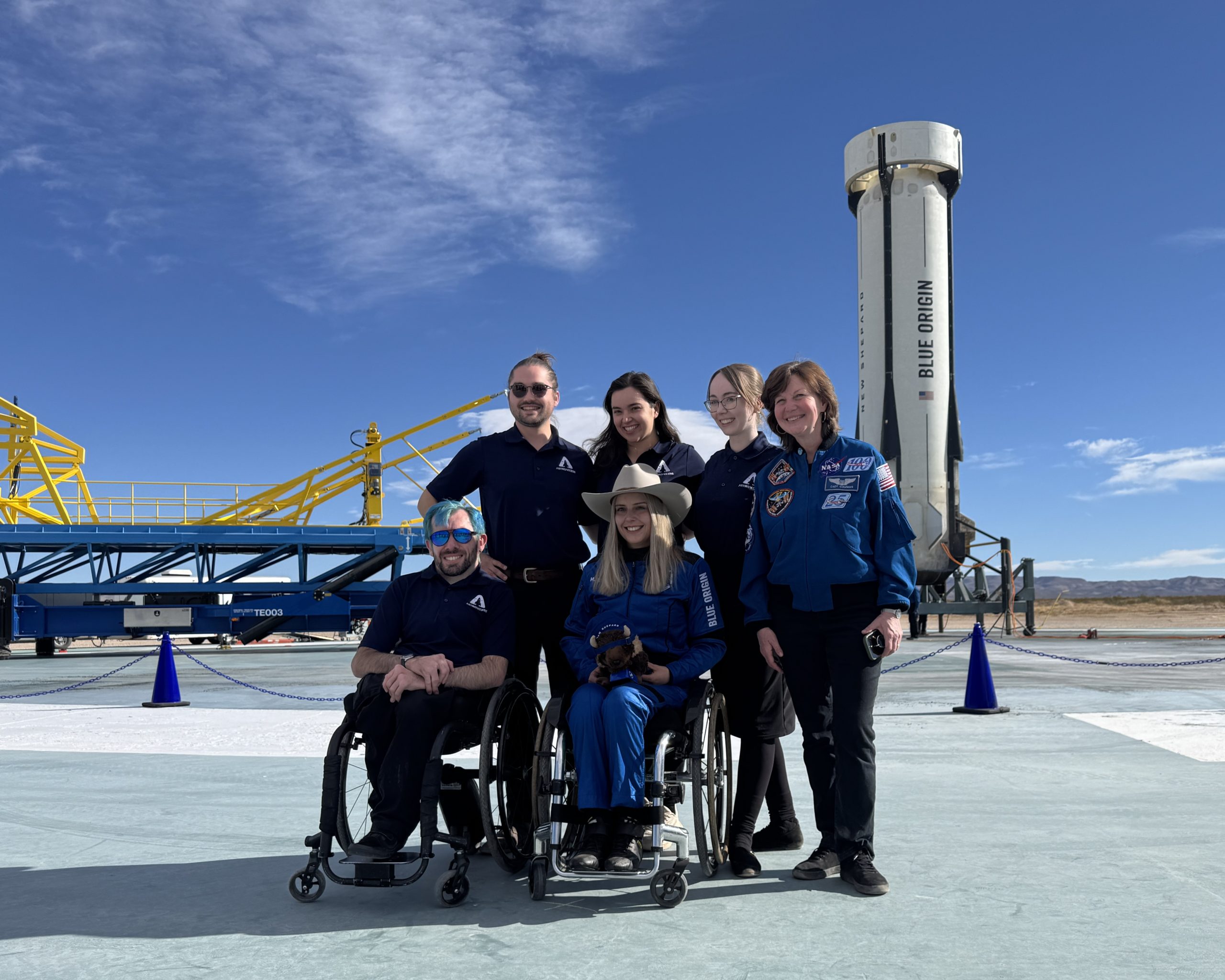Featured image for “AstroAccess Ambassador Michaela “Michi” Benthaus Makes History as First Wheelchair User in Space”